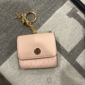 MICHAEL Michael Kors Pink Keychain Wallet